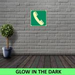 SABS Telephone photoluminescent sign (E20) (3)