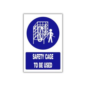 Safety cage to be used safety sign (MV016 A)