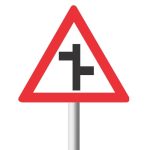 Staggered Junctions (R-L) Road Sign (W109)