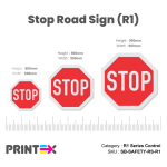 Stop Road Sign Specifications