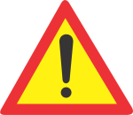 TEMPORARY GENERAL WARNING ROAD SIGN (TW339)