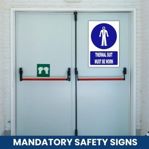 Thermal Suit Shall Be Worn safety sign (MV 24)