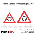 Traffic Circle Road Sign (W201)