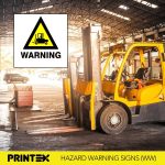 WARNING FORKLIFTS SAFETY SIGN (HW31)