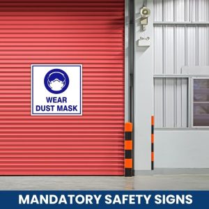 Wear Dust Mask Including Words (M9)