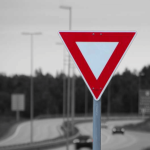 Yield Road Sign