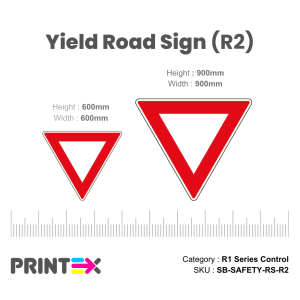 Yield Road Sign Specifications