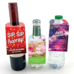 Custom printed bottle neck tags