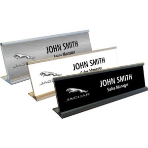 Engraved Desk Name Holders