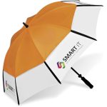 Orange Royalty Golf Umbrella