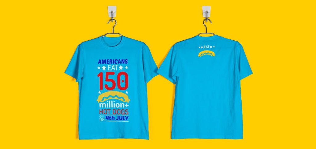 custom branded T-shirt marketing