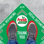 Anti-Slip Floor Vinyl Sticker Printing