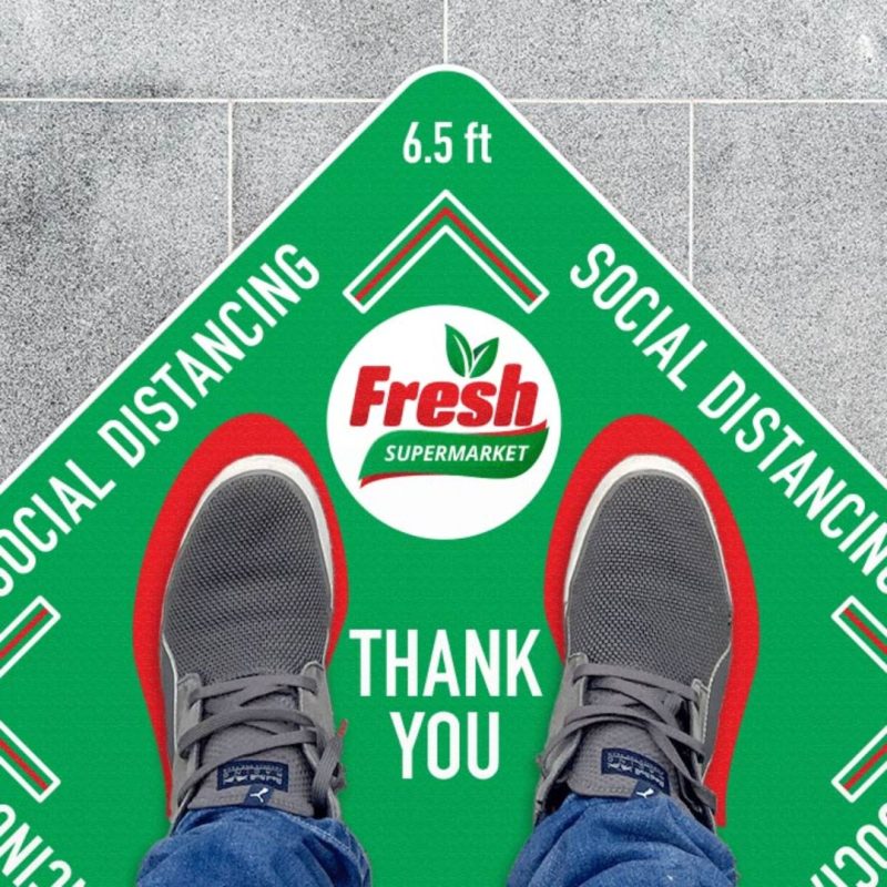 Anti-Slip Floor Vinyl Sticker Printing