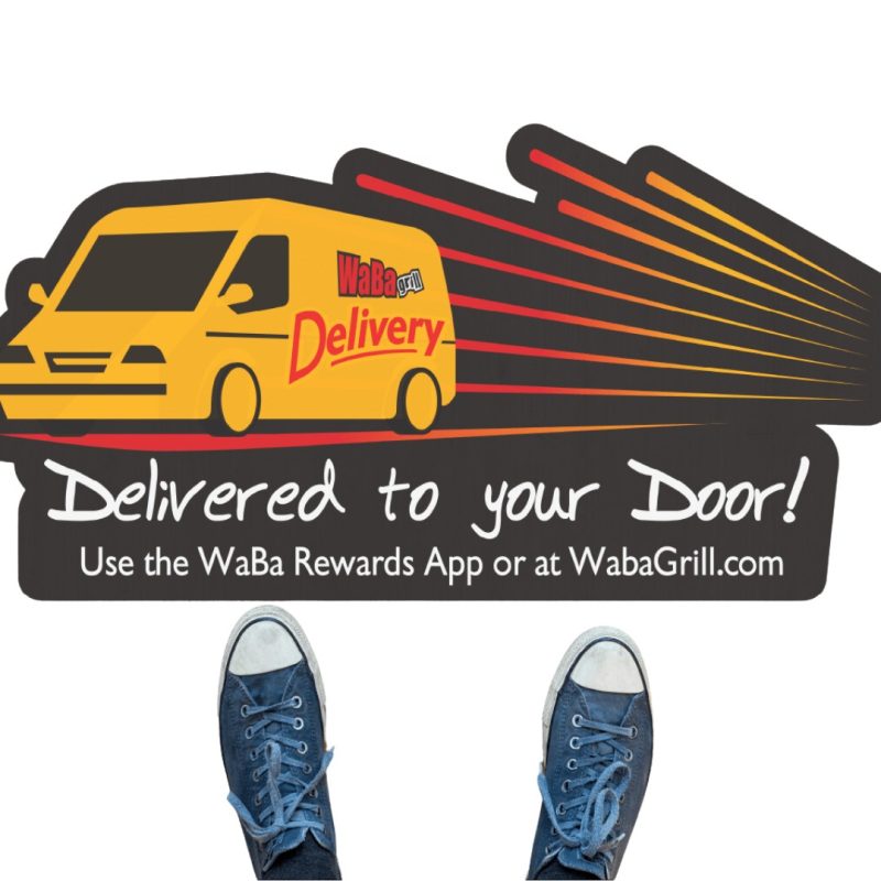 Custom Shape Anti-Slip Floor Vinyl Sticker