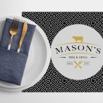 custom printed paper placemats