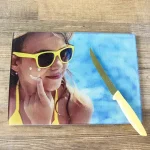 A4 Photo Glass Cutting Board