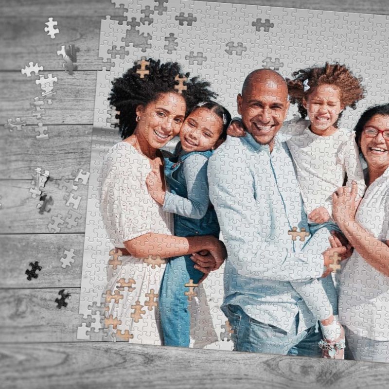 Large Custom Jigsaw Photo Puzzles - 500 PIECES