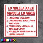 4 Steps To Safety Other Business Sign