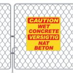 Caution Wet Concrete Sign