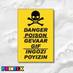 Danger Poison Sign - Poison
