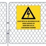 Do Not Switch On Sign