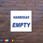 Handigas Empty Sign - Gas
