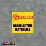 Radio Active Material Business Sign - Waste