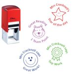Shiny Self-Inking Teacher Stamps