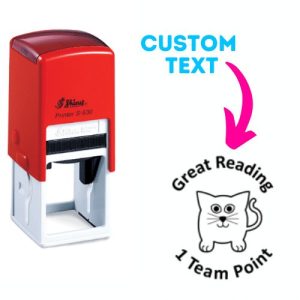 Shiny Teacher Stamps 32x32mm - Cat