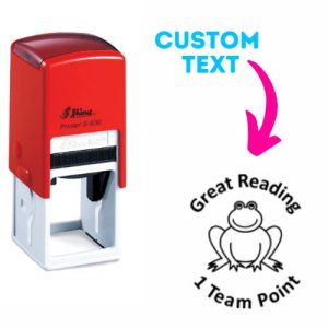 Shiny Teacher Stamps 32x32mm - Frog