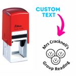 Shiny Teacher Stamps 32x32mm - Group