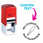 Shiny Teacher Stamps 32x32mm - Pen