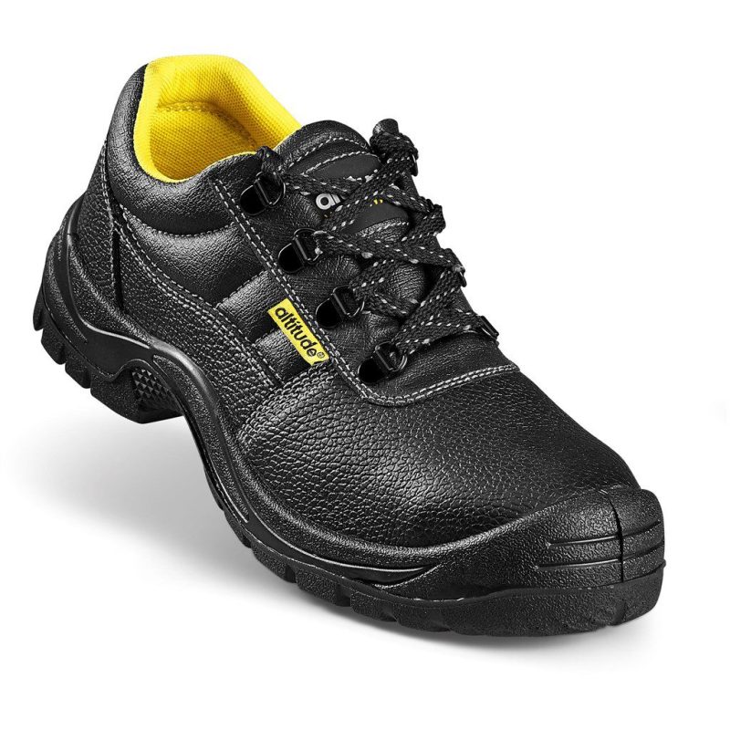 Mega Safety Shoe Steel Toe Cap- Black
