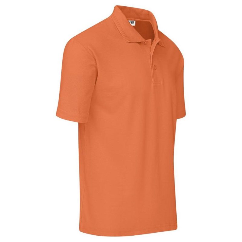 Mens Basic Pique Golf Shirt- Black