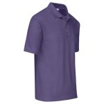 Mens Basic Pique Golf Shirt- Black