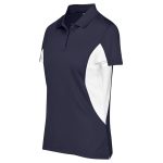 Ladies Championship Golf Shirt- Black With Red