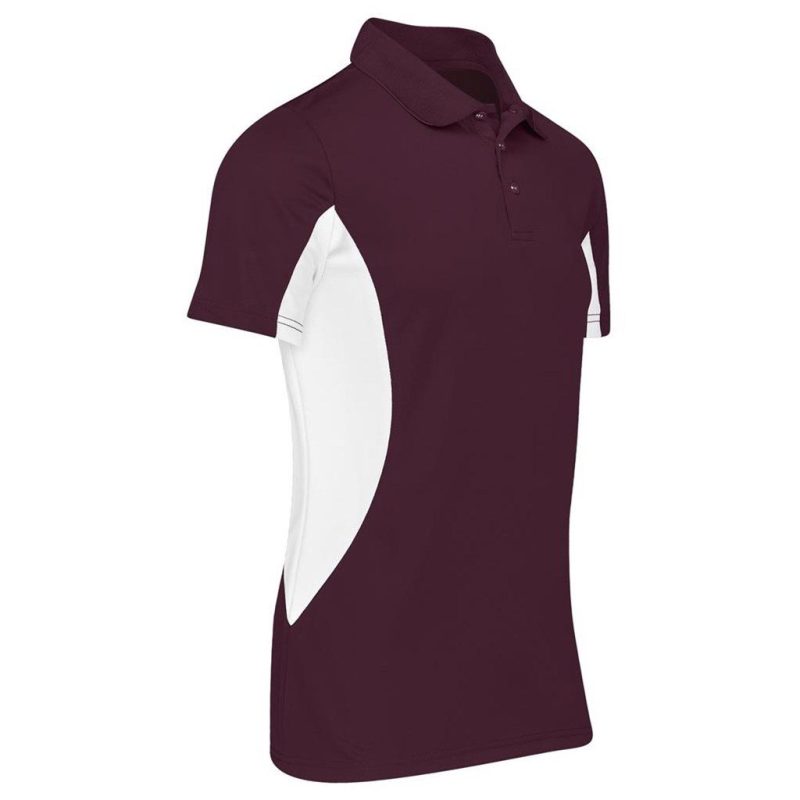 Mens Championship Golf Shirt - Maroon- Maroon