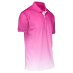 Mens Dakota Golf Shirt- Aqua