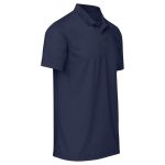 Mens Distinct Golf Shirt- Black