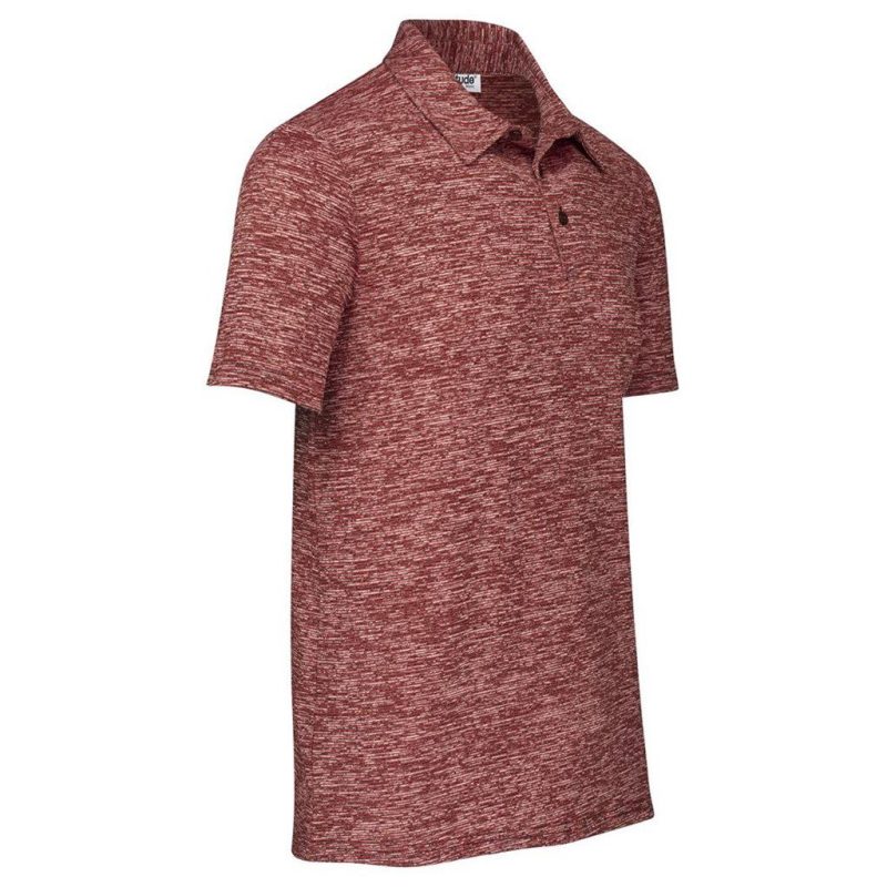 Mens Echo Golf Shirt- Black