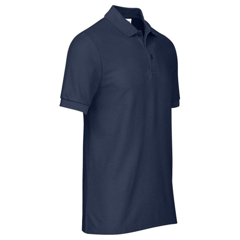 Mens Exhibit Golf Shirt- Aqua