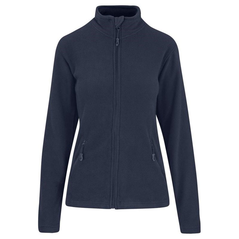 Ladies Oslo Micro Fleece Jacket- Black