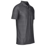 Mens Milan Golf Shirt- Black