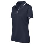 Ladies Osaka Golf Shirt- Black