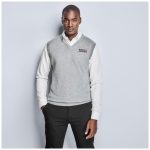 Mens Sleeveless Peru V-Neck Jersey- Black