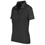 Ladies Santorini Golf Shirt- Black