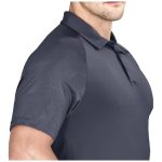 Mens Santorini Golf Shirt- Black