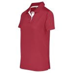 Ladies Tournament Golf Shirt- Black