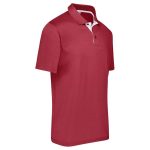 Mens Tournament Golf Shirt- Black