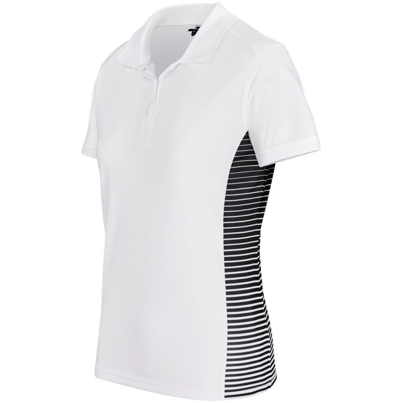 Ladies Zeus Golf Shirt- Black